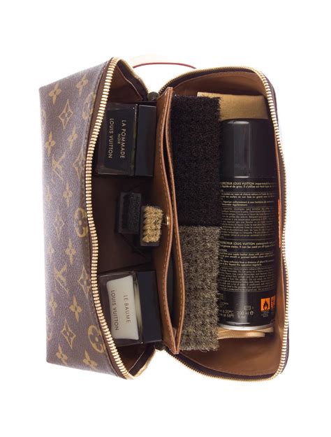 louis vuitton shoe care kit|Louis Vuitton handbag care.